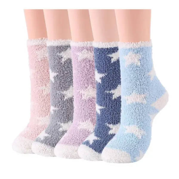 Fluffy star Socks
